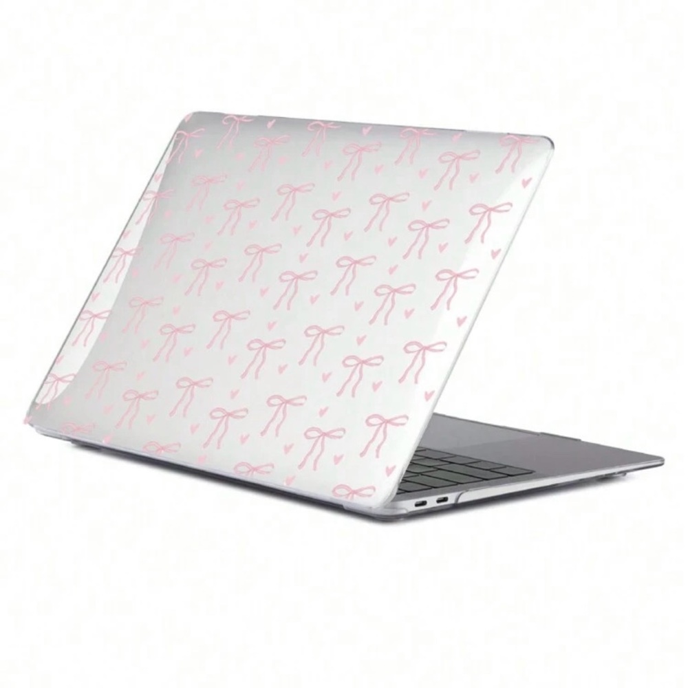 Pink Bow Pattern Mac Case